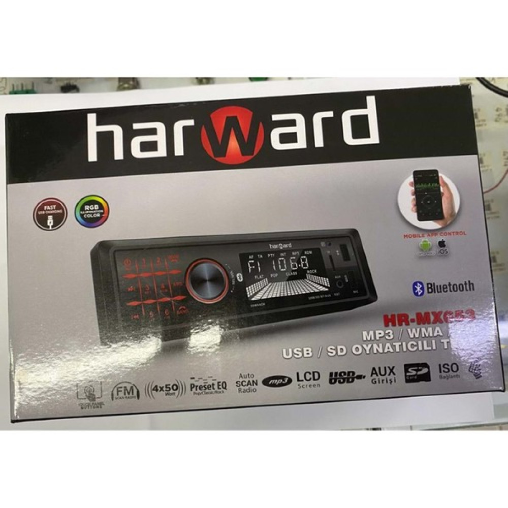 Harward HR-MX653 4X50 Watt Oto Teyp Oto Teypleri Fiyatı