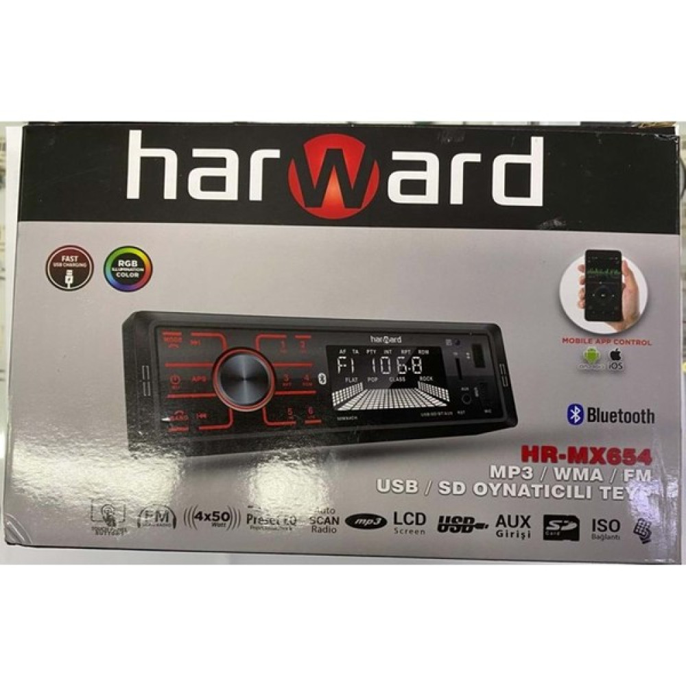Harward HR-MX654 4X50 Watt Oto Teyp Oto Teypleri Fiyatı