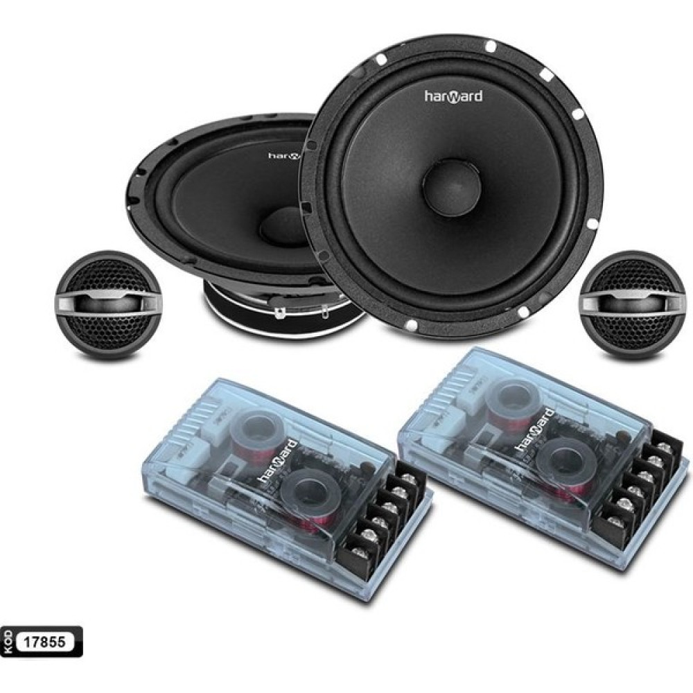 Harward Oto Mıdrange Component 13CM 150W Tweeterli 2 Adet Harward HR-3155 Oto Hoparlörleri & SubWoofer Fiyatı