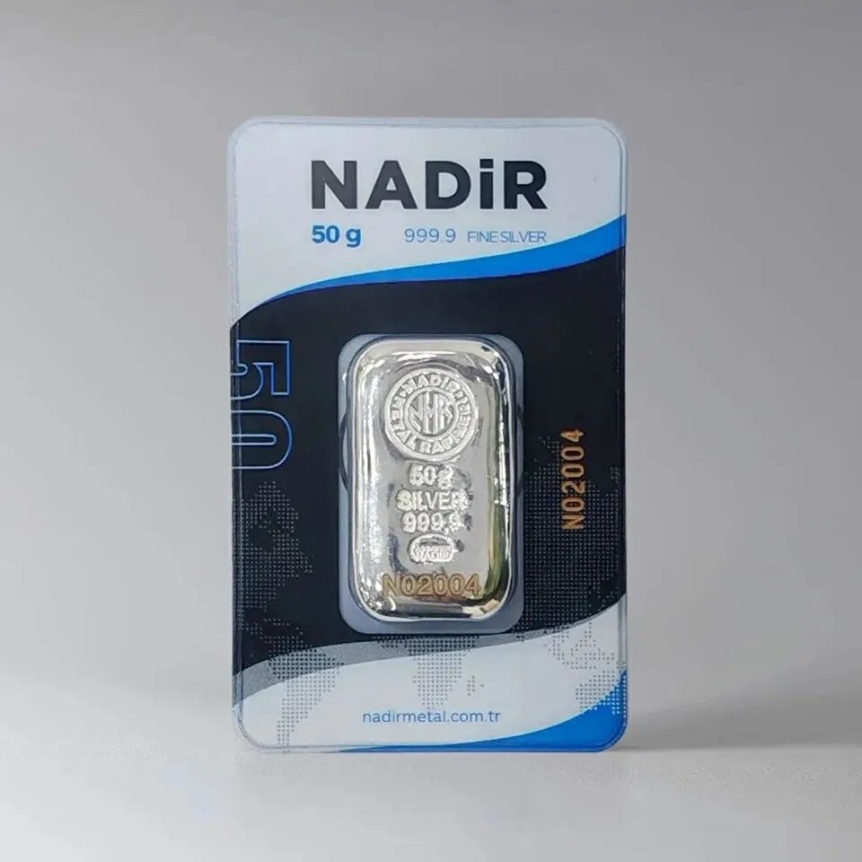 Has Gümüş NADİR 50 Gram Gümüş Külçe Diğer Fiyatı