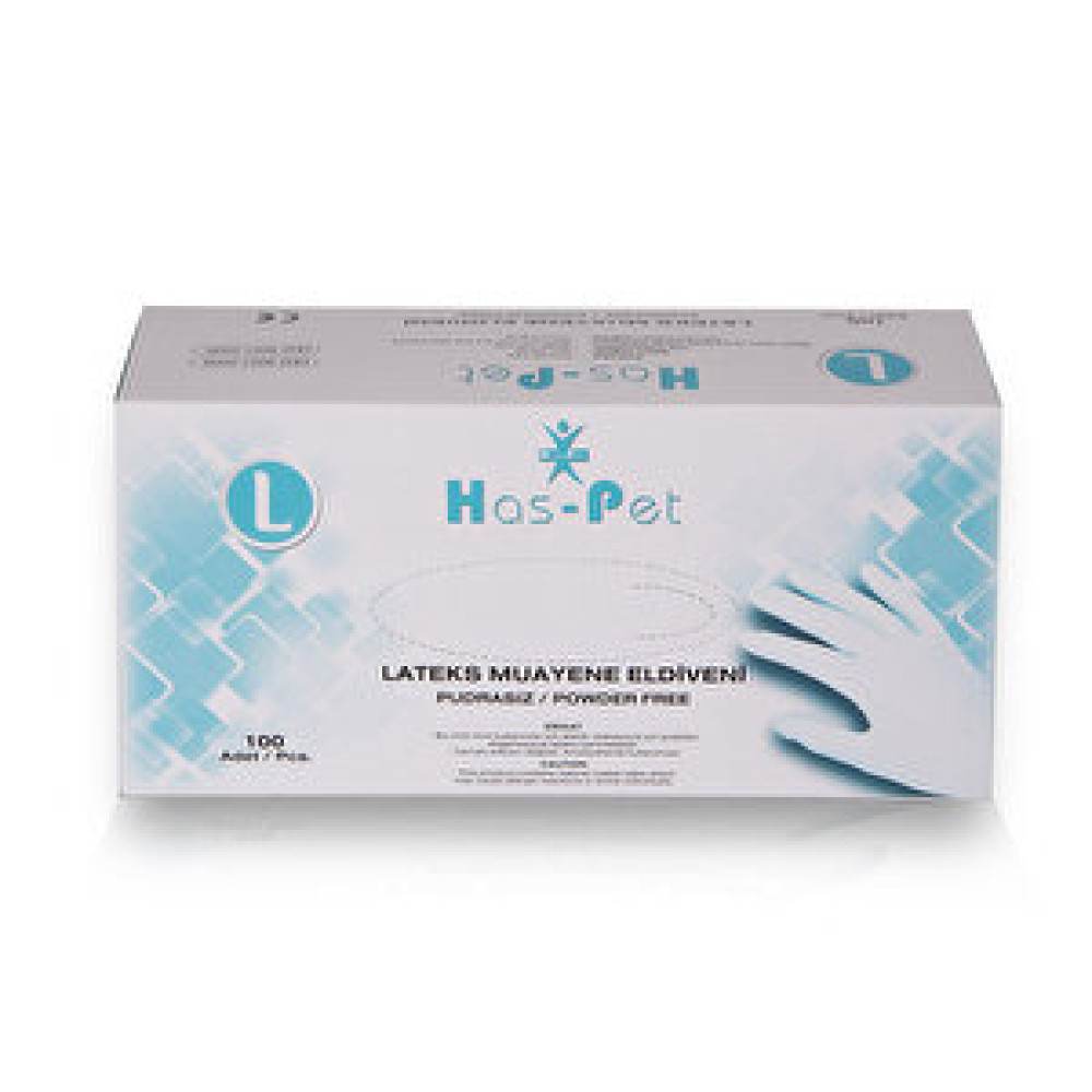 Has-Pet Pudrasız Lateks 100'lü L Ev Temizliği Fiyatı