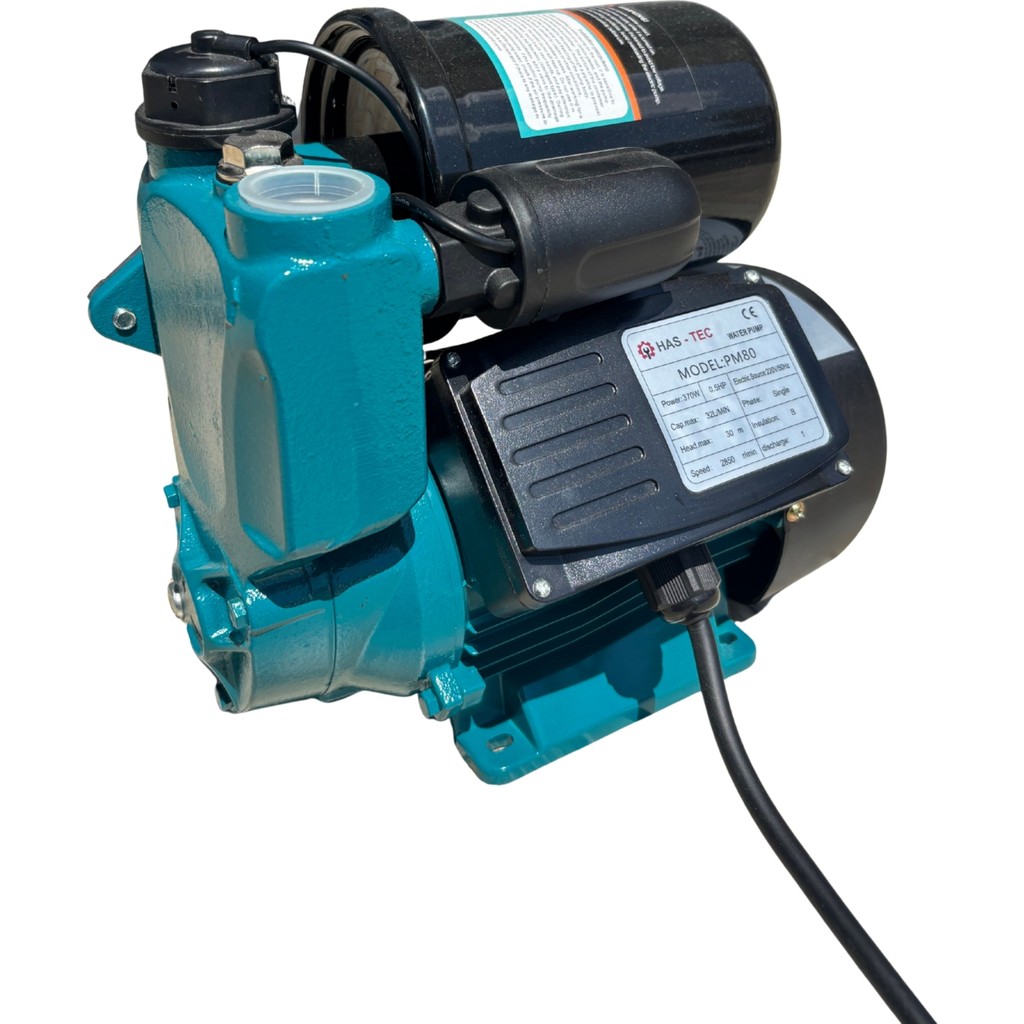 HAS - TEC PM80 Jet Pompa 0.5 HP Hidraforlu Bakır Sargılı | 32 Litre/Dakika, 30 m Basma – Bahçe Sulama & Ev Su Basınçlandırma Diğer Fiyatı