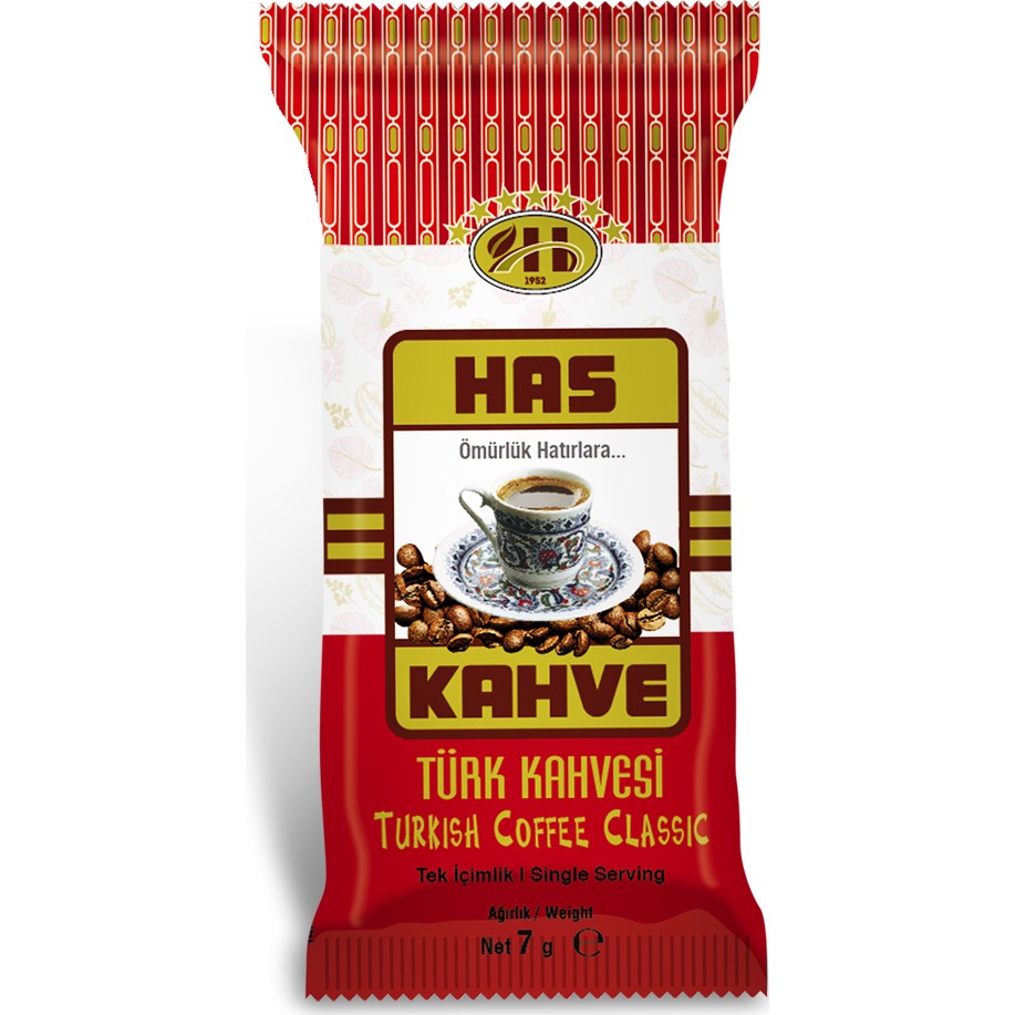 Has Tek İçimlik Türk Kahvesi 7 gr 32'li Paket - 224 gr Diğer Fiyatı