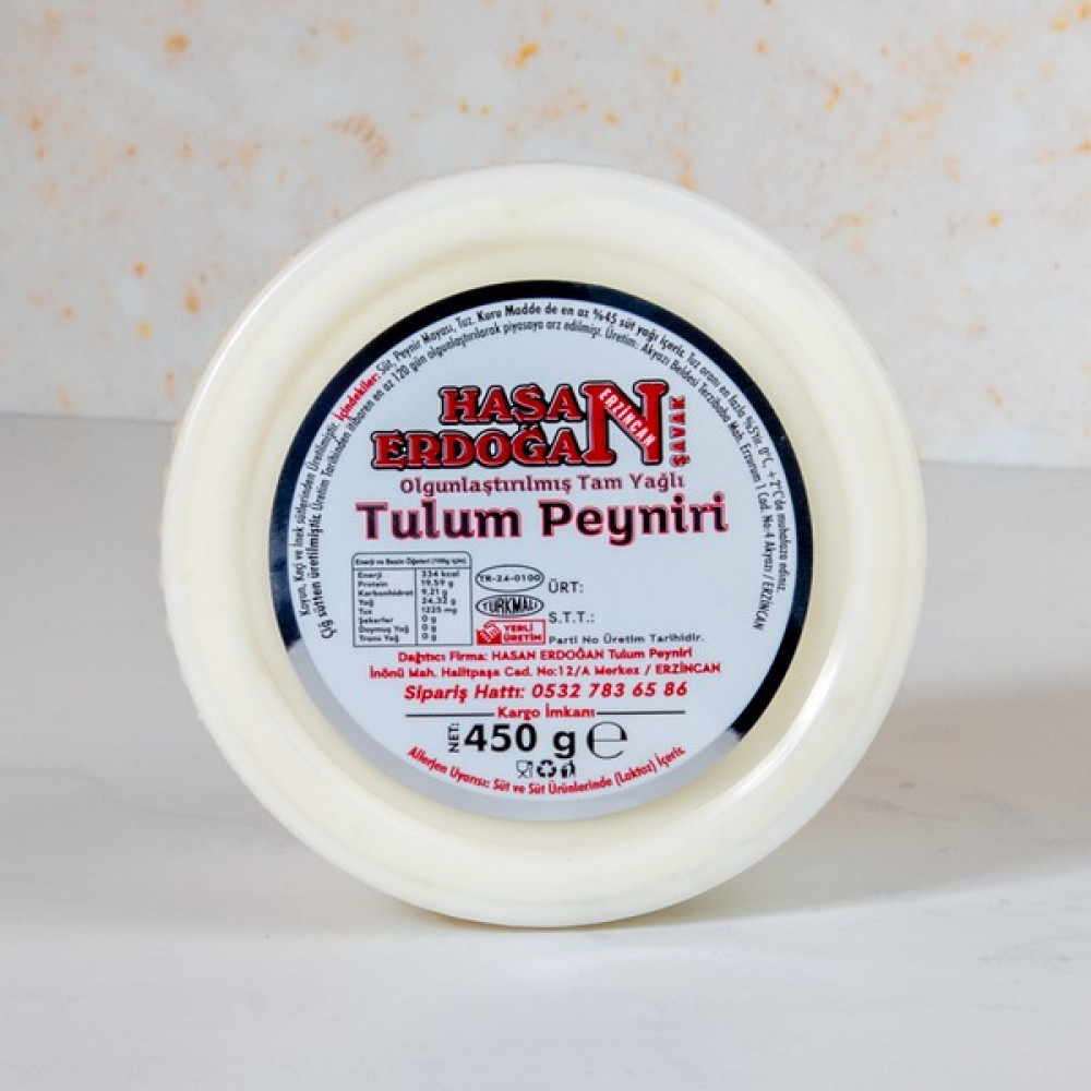 Hasan Erdoğan Erzincan Doğal Tulum Peyniri 450 gr Giyim & İç Giyim Fiyatı