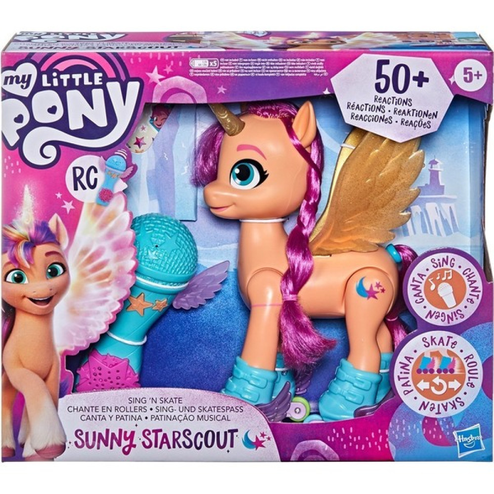Hasbro F1786 My Little Pony- Şarkı Söyleyen Patenli Sunny Starscout, +5 Yaş - Renkli Oyuncak Fiyatı