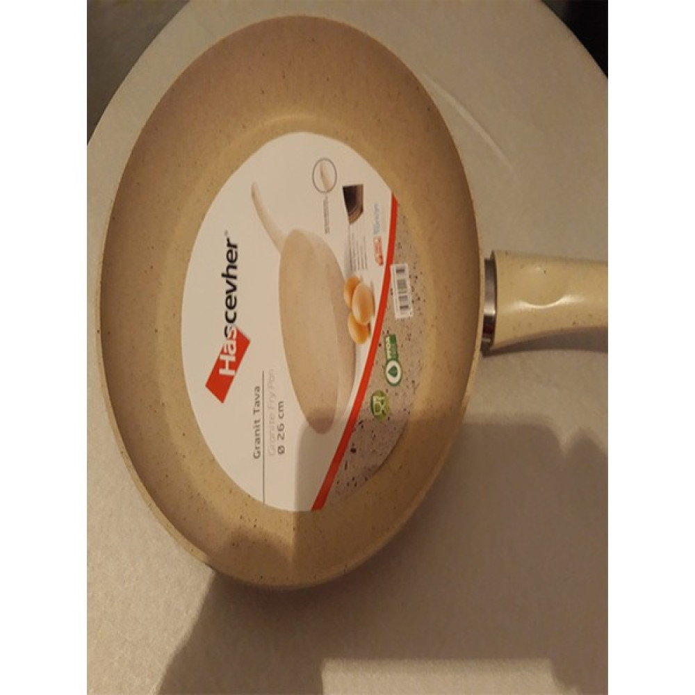 Hascevher Granit Tava 26 cm - Bej Tavalar Fiyatı