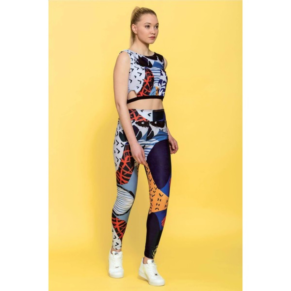 Haşema Sports Kadın Desenli Fitness Takımı Kadın Eşofman Fiyatı