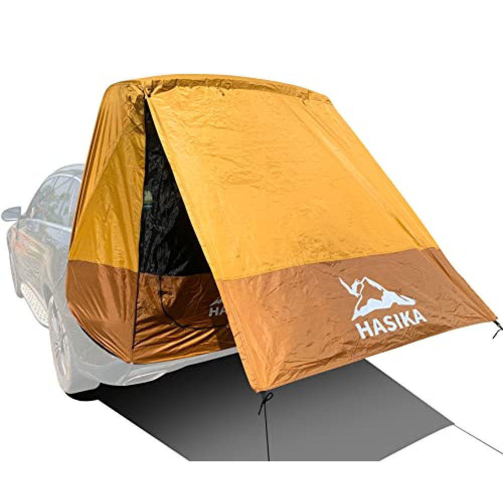 Hasika Camping Tent 2 Person Sun Shade Privacy Shelter Easy Set Up 120 Seconds Waterproof 3000MM UPF 50+ Yellow (Small)