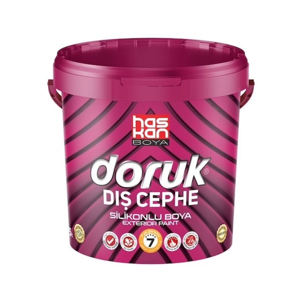 Haskan Doruk Dış Cephe Boyası Silikonlu Siyah 10 kg Boyalar & Boyacı Aletleri Fiyatı