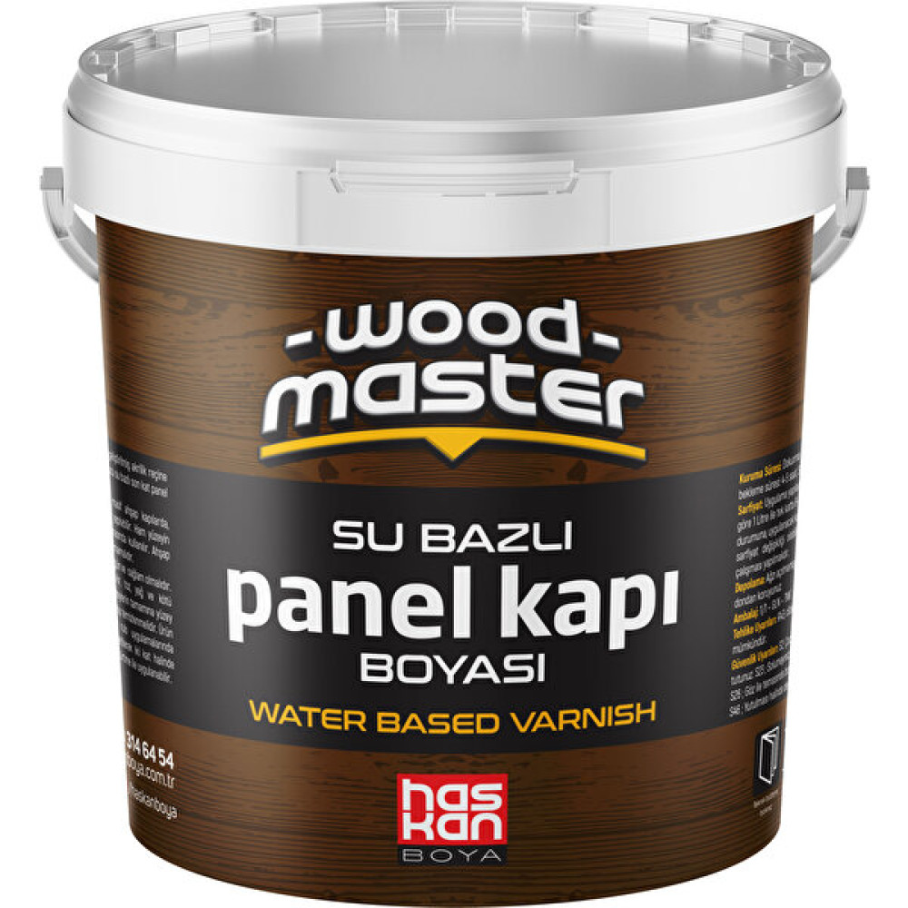 Haskan Wood Master Panel Kapı Boyası 0,6 Lt 0,8 kg Beyaz İç Cephe Duvar Boyası Fiyatı