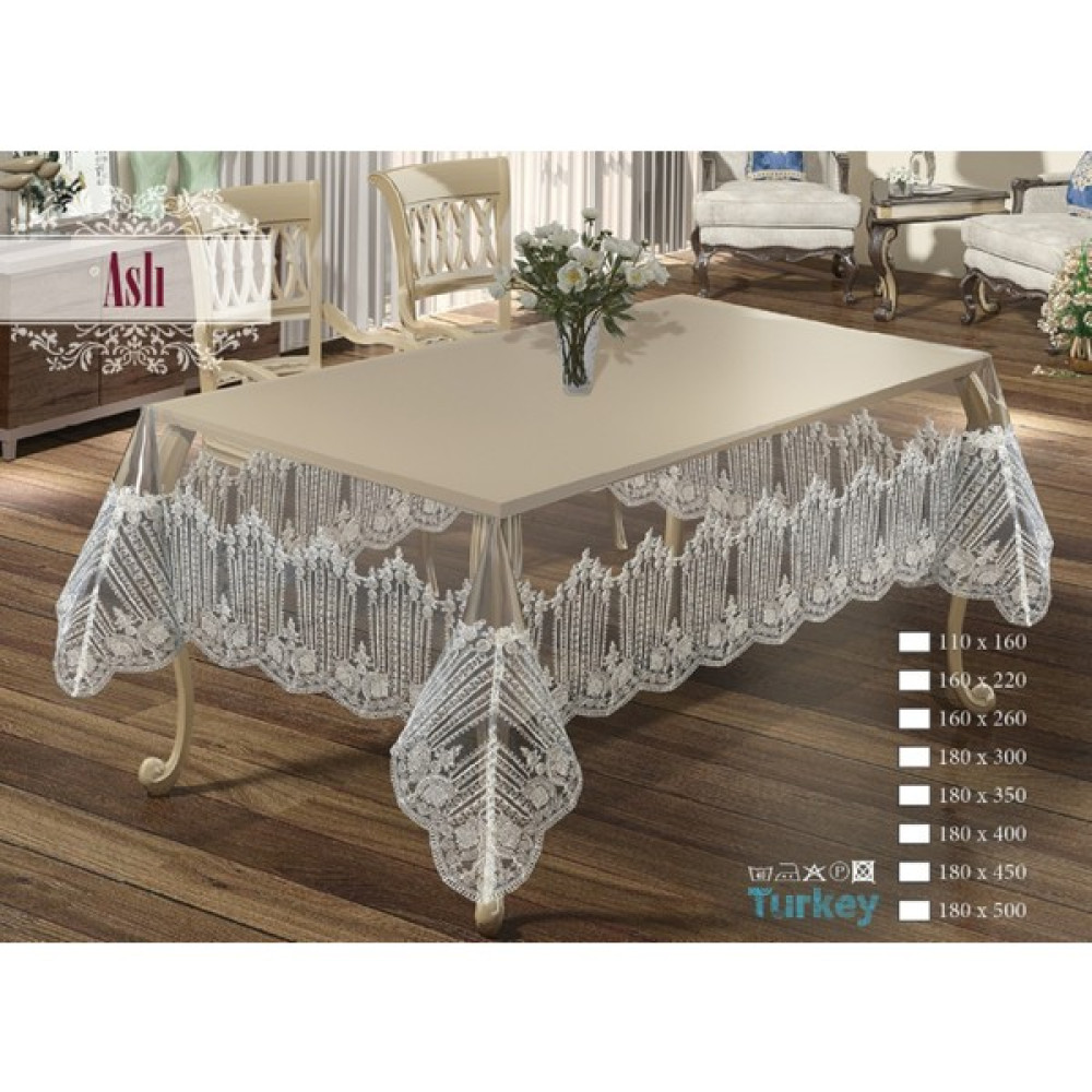 Haspen Aslı Silikon Şeffaf Fransız Güpürlü Pvs Leke Tutmaz Su Geçirmez Günlük & Çeyizlik Masa Örtüsü - 180 x 350 cm Masa Örtüsü Fiyatı