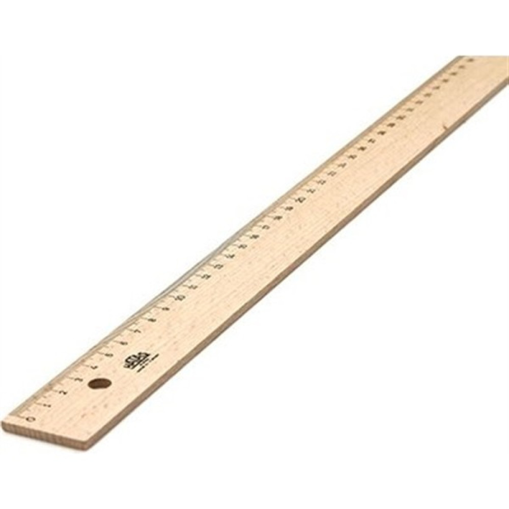 Hatas 0048 Tahta Cetvel Takviyesiz 50 cm Cetvel Fiyatı