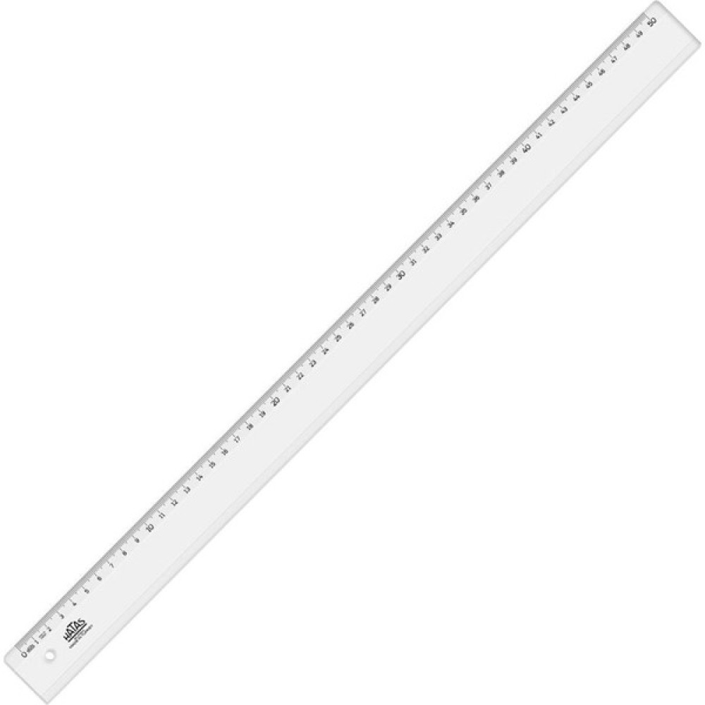 Hatas 0169 Ekonomik Plastik Öğrenci Cetveli 50 cm Cetvel Fiyatı
