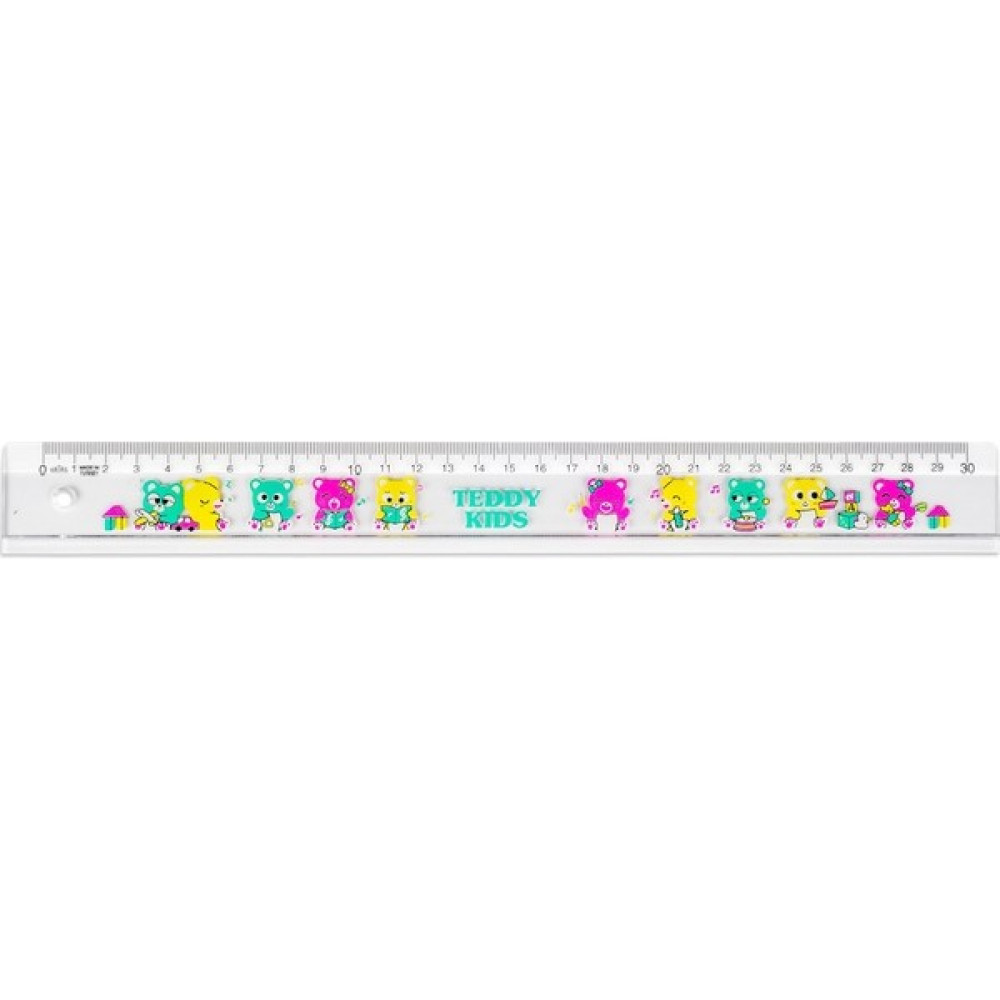 Hatas Cetvel Plastik Teddy Geniş 30 Cm 00168 Cetvel Fiyatı