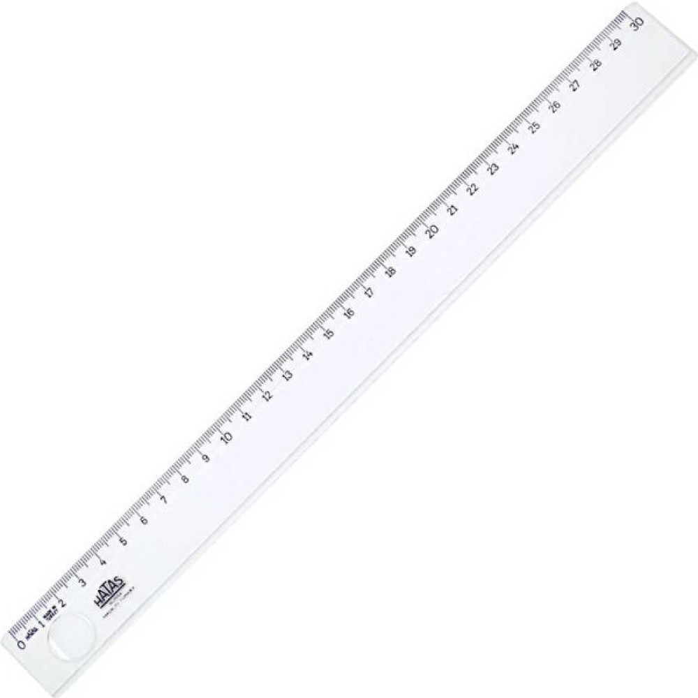 Hatas Ekonomik Öğrenci Cetveli Şeffaf 30 cm Cetvel Fiyatı