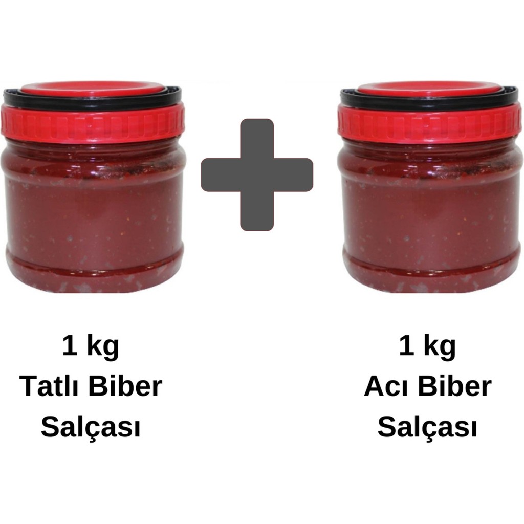 Hatay'ın Lezzet Durağı 1 kg Tatlı Biber Salçası + 1 kg Acı Biber Salçası - 2 kg Diğer Fiyatı