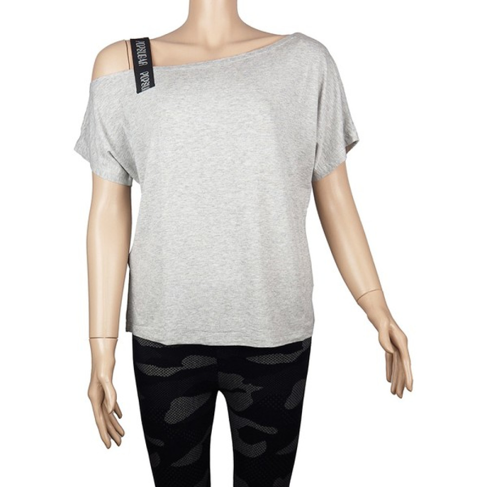 Hatege Popsugar Düşük Omuz Gri Kadın T-Shirt Bayan T-shirt Fiyatı
