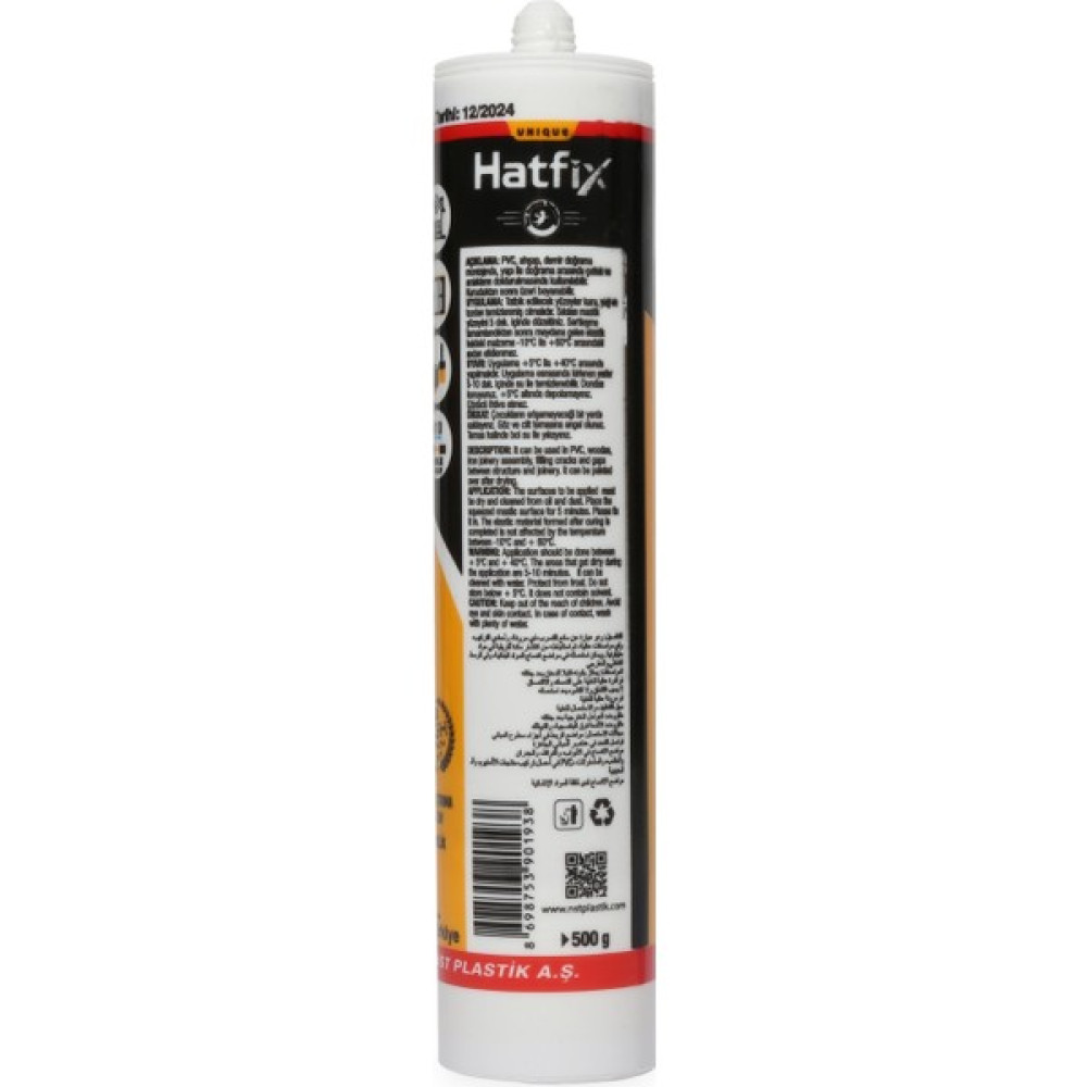 Hatfix Silikonize Mastik Kahverengi 500GR - 1 Adet Nalburiye & Hırdavat Fiyatı