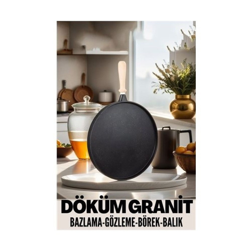 Hatiç Store Transformacion 5+1 Adet Döküm Granit Gözleme Bazlama Tavası Yemek Takımı Fiyatı