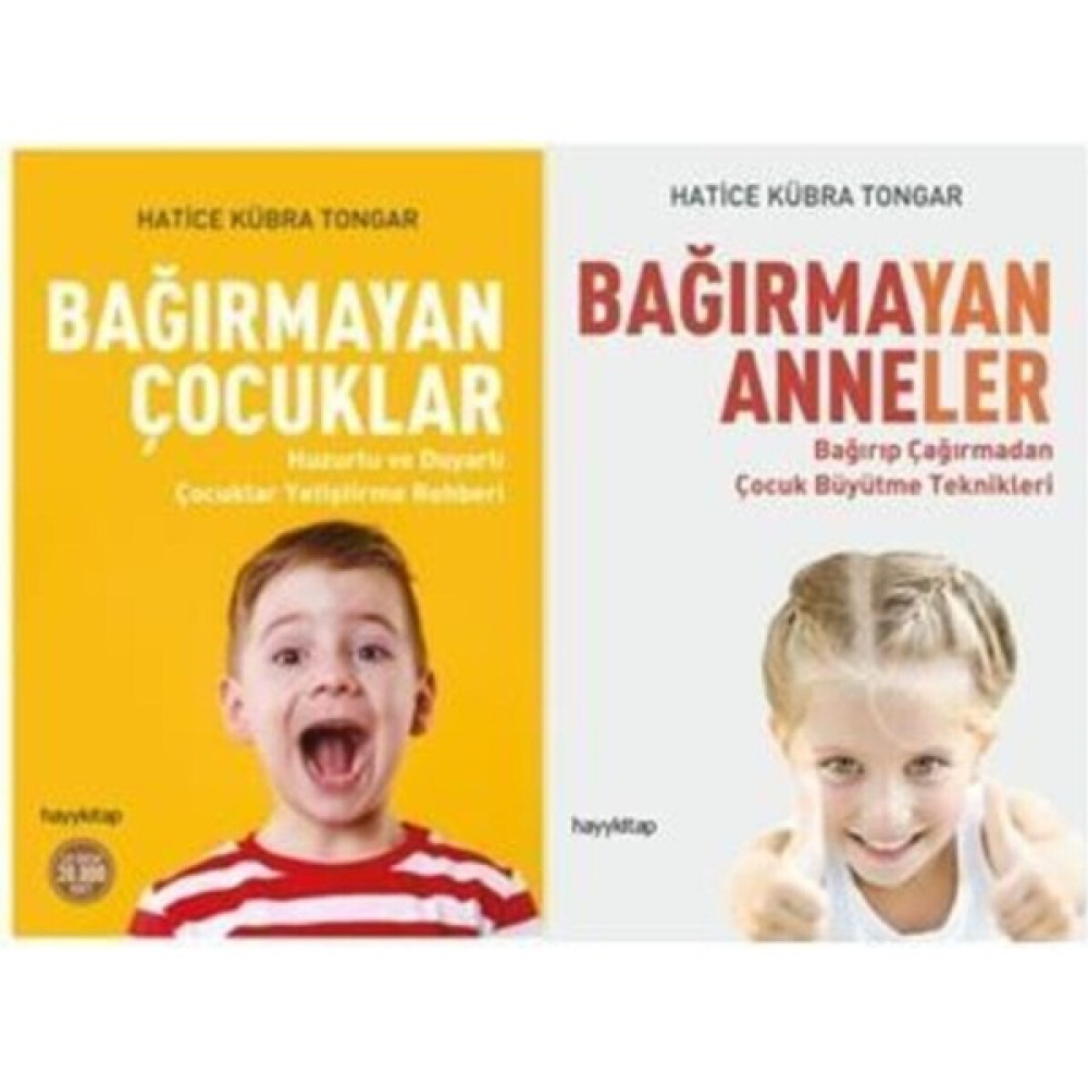 Hatice Kübra Tongar 2 Kitap Bir Arada- Bağırmayan Anneler - Bağırmayan Çocuklar - Anonim Çeviri Romanlar Fiyatı