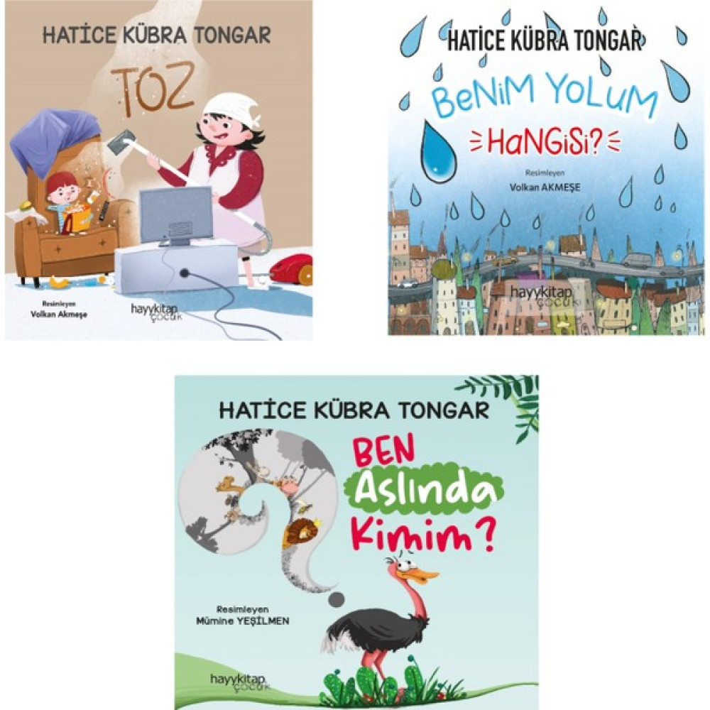 Hatice Kübra Tongar 3 Lü Set - Ben Aslında Kimim - Benim Yolum Hangisi - Toz Çocuk Masal Fiyatı