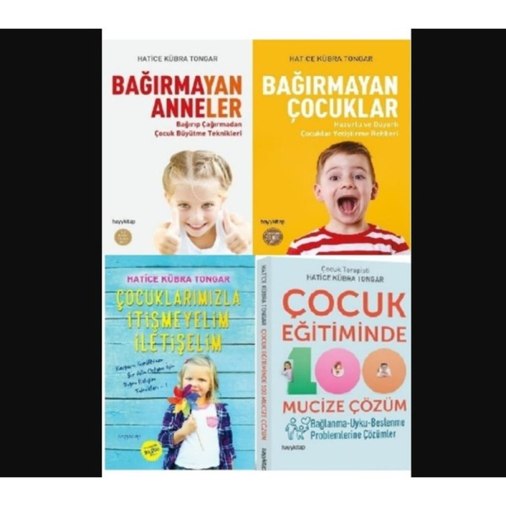 Hatice Kübra Tongar 4 Kitap Seti- B.anneler - Çocuklar - 100 Mucize Çocuk Bakımı Kitapları Fiyatı
