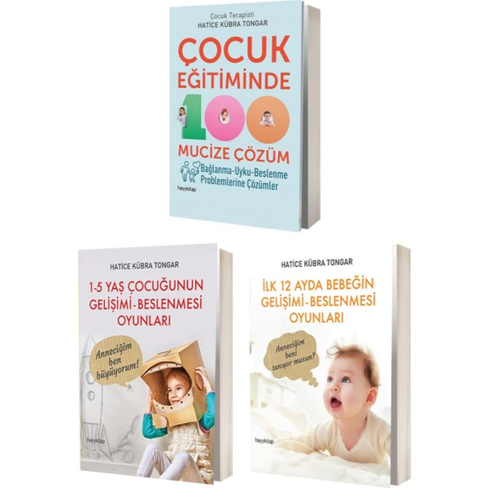 Hatice Kübra Tongar Çocuğumun İlk 5 Yılı Seti 3 Kitap Çocuk Bakımı Kitapları Fiyatı