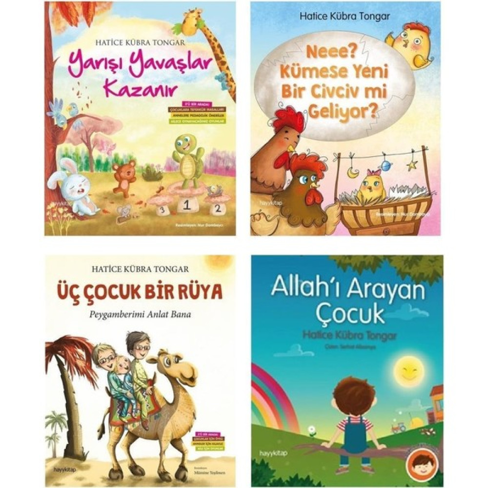 Hatice Kübra Tongar Çocuk Kitapları 4'lü Set Çocuk Masal Fiyatı
