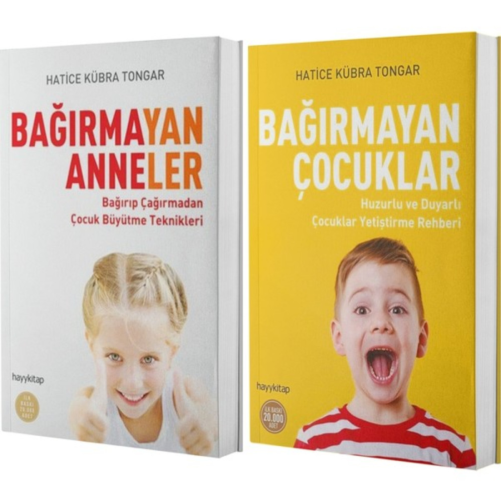 Hatice Kübra Tongar Seti Bağırmayan Anneler - Bağırmayan Çocuklar Çocuk Bakımı Kitapları Fiyatı