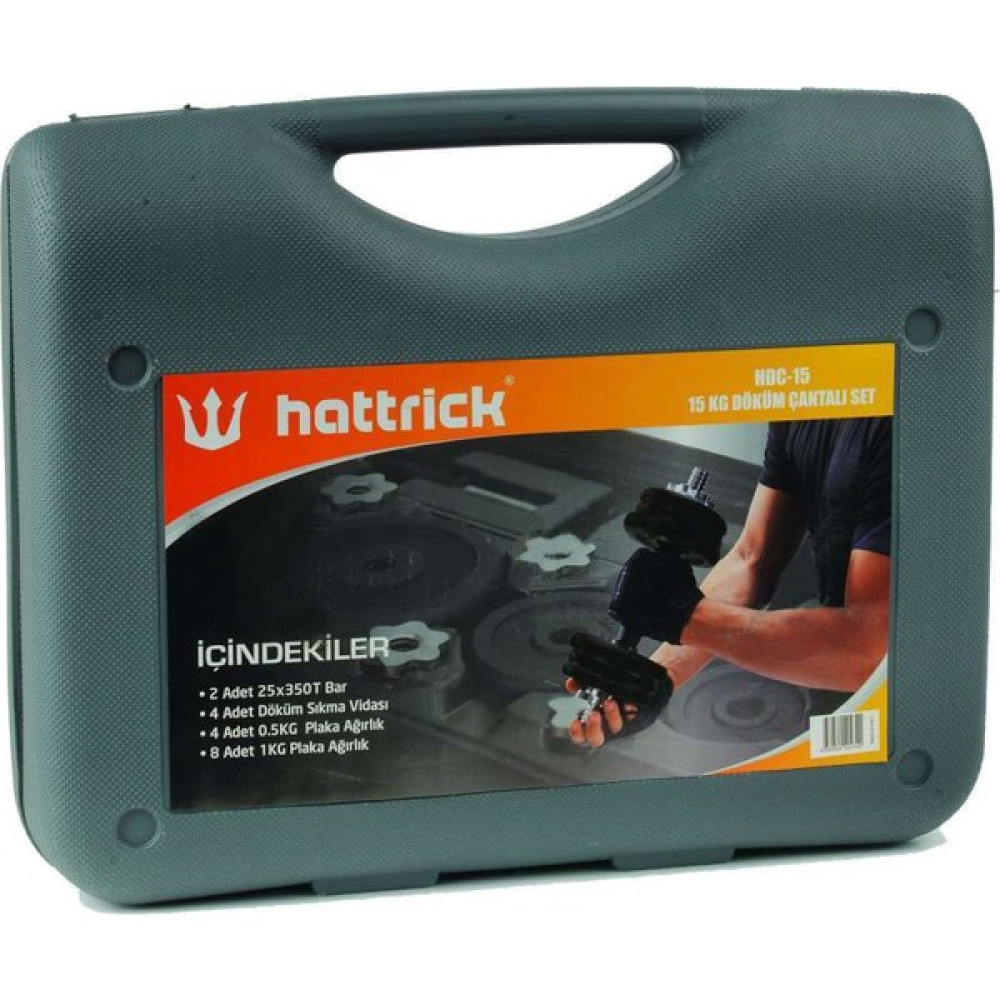 Hattrick Hdc515 Döküm Çantalı Set 15Kg Dambıllar & El / Ayak Ağırlıkları Fiyatı