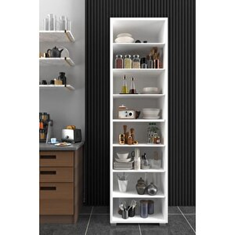Haus Modüler Açık 8 Raflı 180 Cm Mutfak Erzak Kiler Kuru Bakliyat Dolabı Mutfak Organizeri Mutfak Rafı Beyaz Mutfak Dolabı / Mobilyası Fiyatı