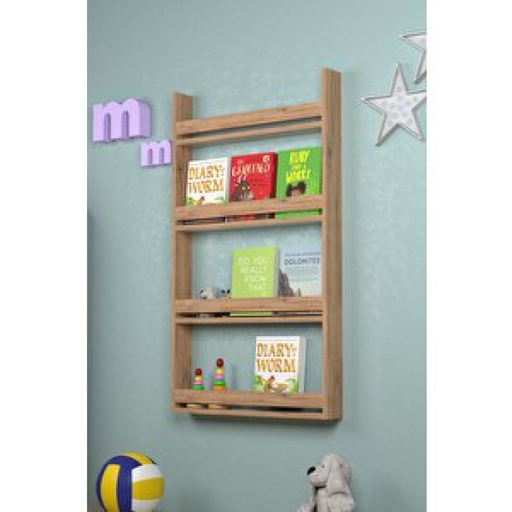 Haus Modüler Montesori Mutfak Rafı Atlantik Çam Kitaplık Fiyatı