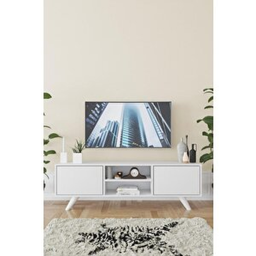 Haus Modüler Romeo Tv Sehpası Beyaz Tv Ünitesi / Sehpası Fiyatı