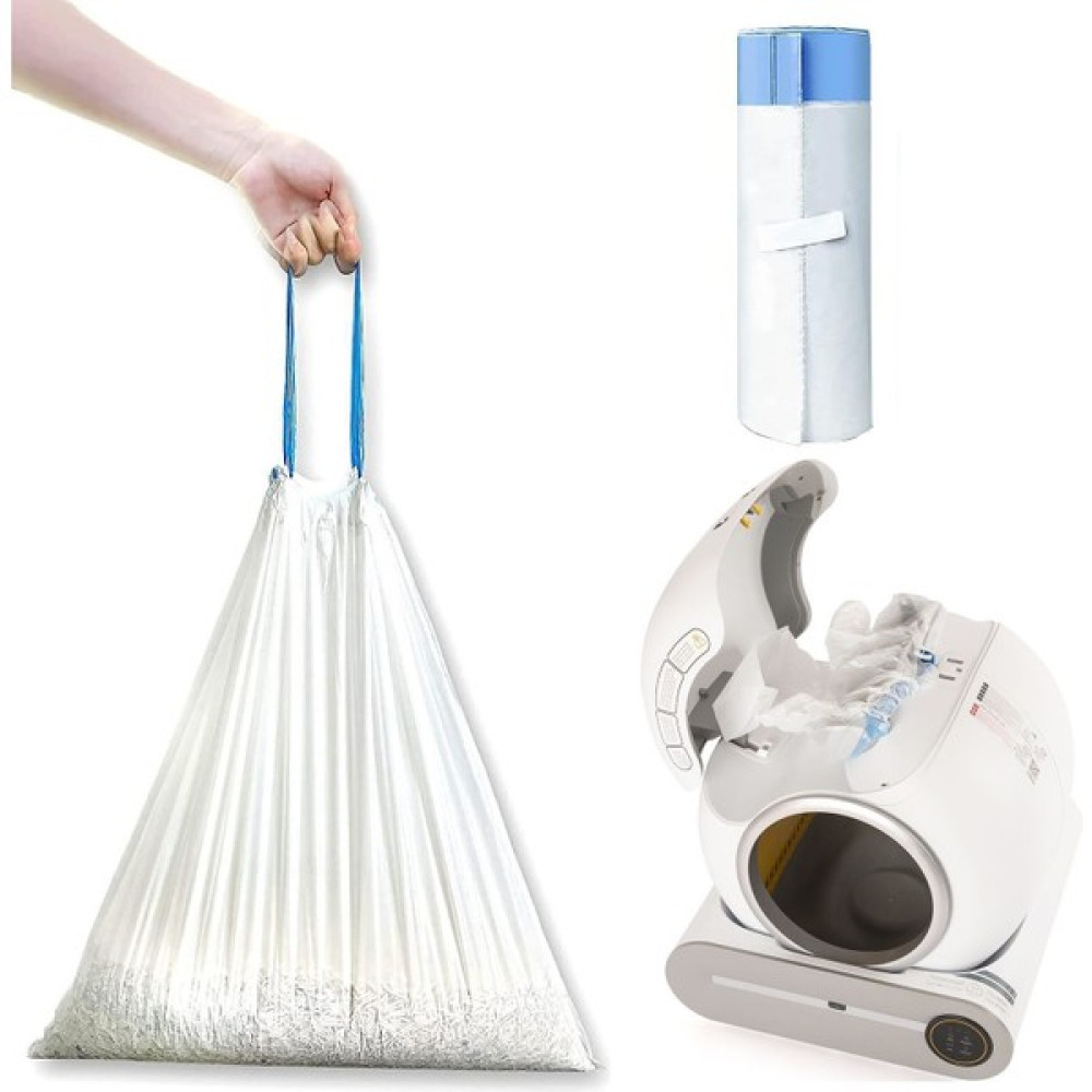 Haustier Otomatik Kedi Tuvaleti Büzgülü Çöp Poşeti 15 Adet, 50MM x 46MM Evcil Hayvan Ürünleri Fiyatı