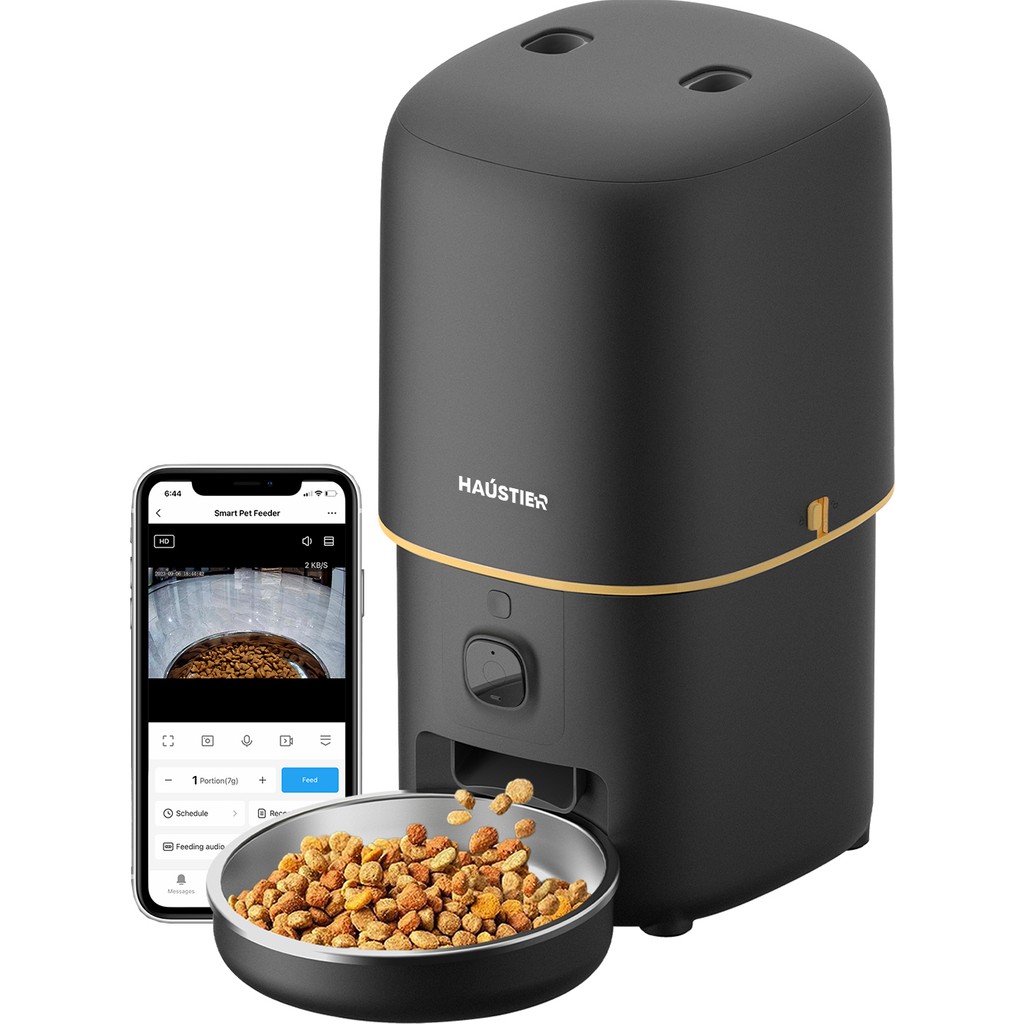 Haustier PF05 Kameralı 1080P Fhd Gece Görüşlü, Akıllı Otomatik Kedi Mama Kabı, App ile Uzaktan Kontrol, Sesle Çağırma, 2.4ghz/5ghz, 4lt Hazne, Meta... Evcil Hayvan Ürünleri Fiyatı