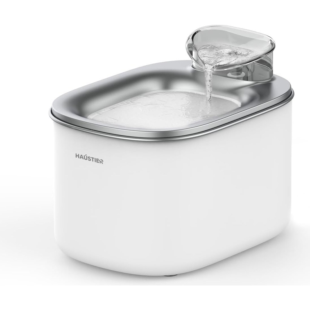Haustier WF007L Otomatik Kedi Su Sebili, 3.5lt Geniş Hazne, Bpa Içermez, Metal Üst Tabla, Ultra Sessiz (Beyaz) - Beyaz Diğer Fiyatı