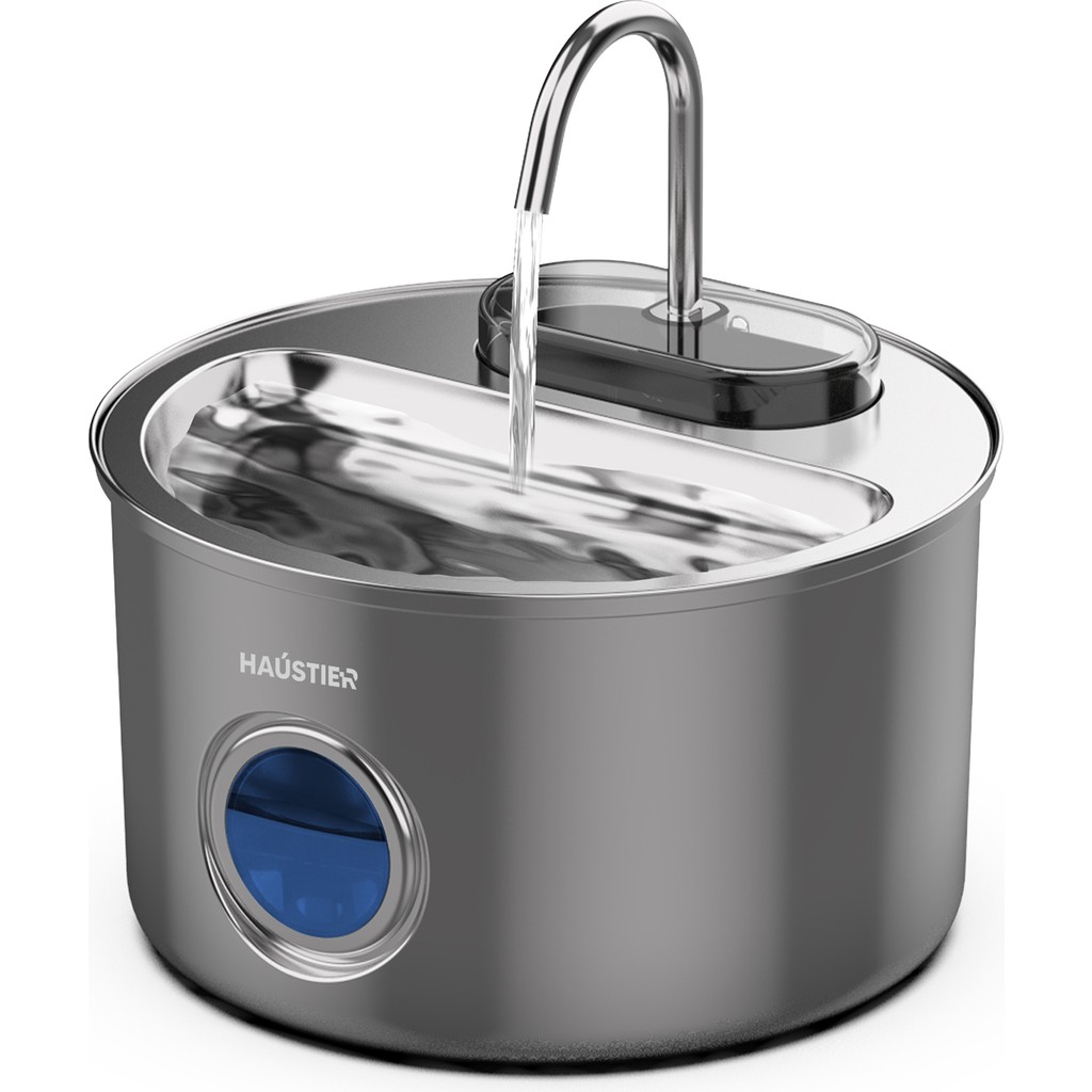 Haustier WF009LS-M Otomatik Kedi Su Çeşmesi,kedi Su Sebili, Su Pınarı 3.5lt Geniş Hazne, SUS304 Çelik, Ultra Sessiz, Çok Katmanlı Filtrasyon, Pence... Evcil Hayvan Ürünleri Fiyatı