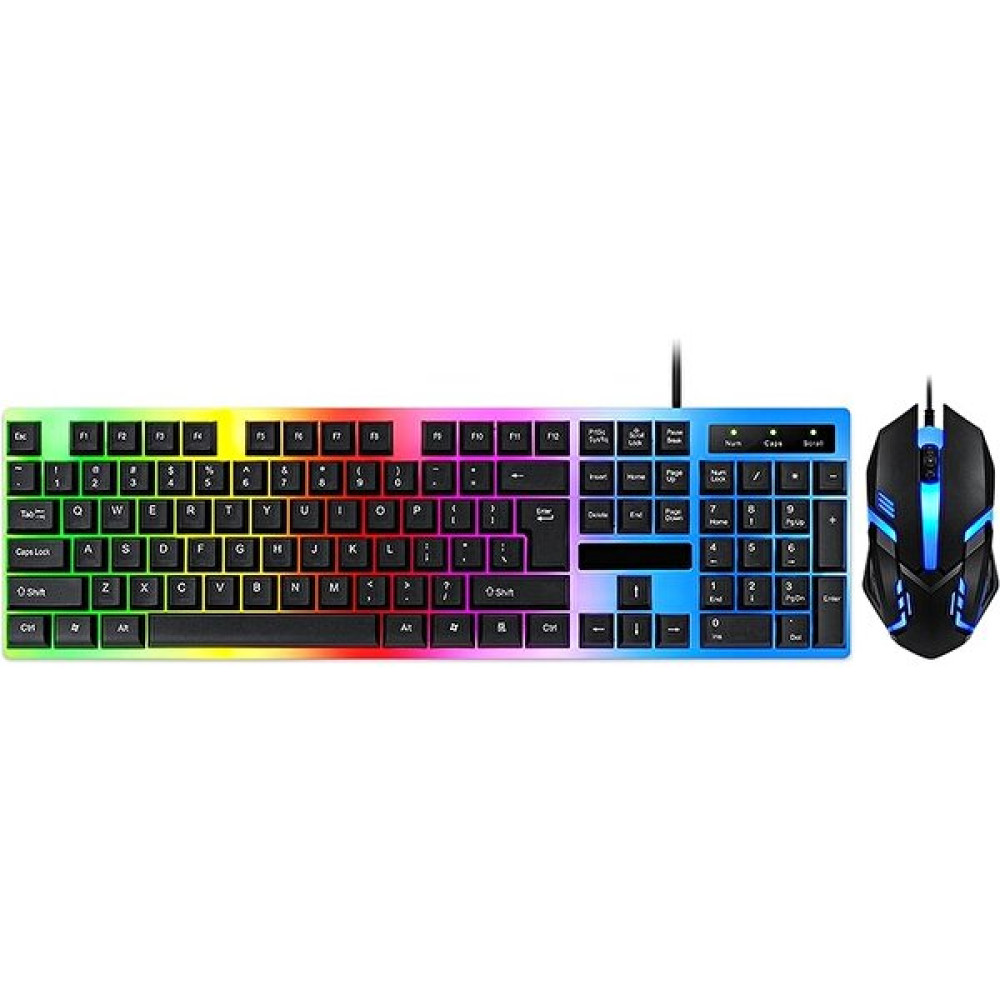 Havana G21B 2li Kablolu Oyuncu Klavyesi Mouse Set LED Işıklı Rampage Gaming Lazerli Yüksek Dpi Klavye - Mouse Fiyatı