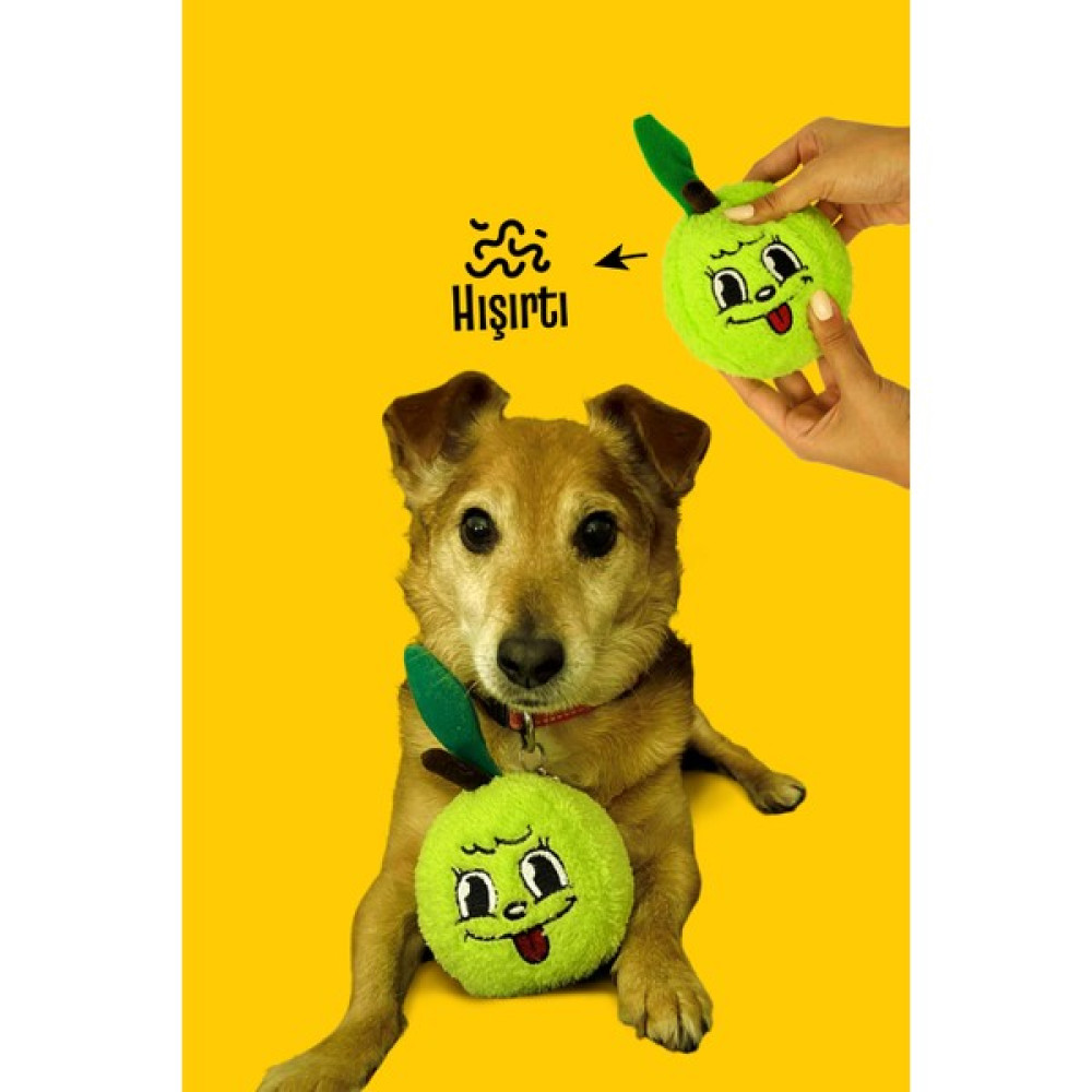 Havhav Haşarı Yeşil Elma Peluş Köpek Oyuncağı Toksik Madde Içermeyen Köpek Oyun Topu Evcil Hayvan Ürünleri Fiyatı