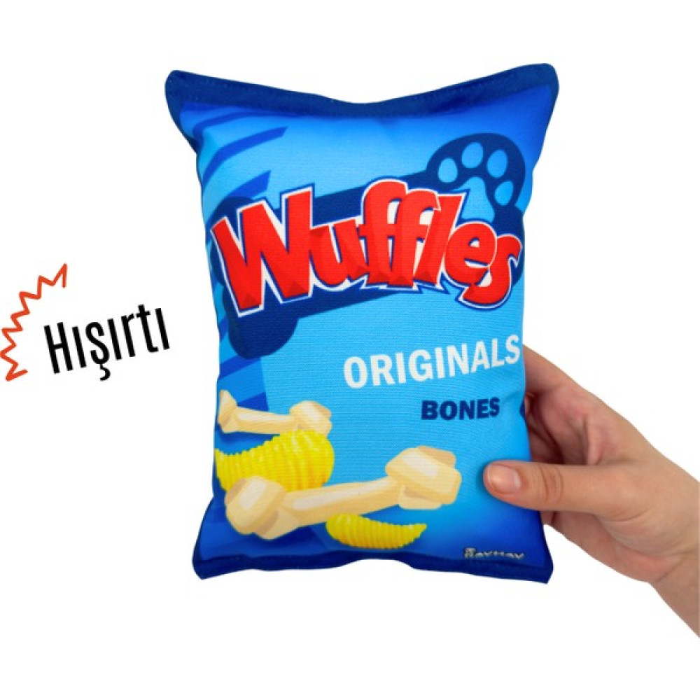 Havhav Wuffles Peluş Cips Hışırtı Sesli Köpek Oyuncağı Cips Şeklinde Ses Çıkaran Köpek Oyun Arkadaşı - Mavi Evcil Hayvan Ürünleri Fiyatı
