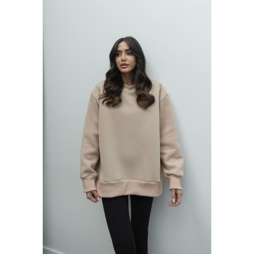Havoş Bej Ella Oversize Sweatshirt Bayan Sweatshirt Fiyatı