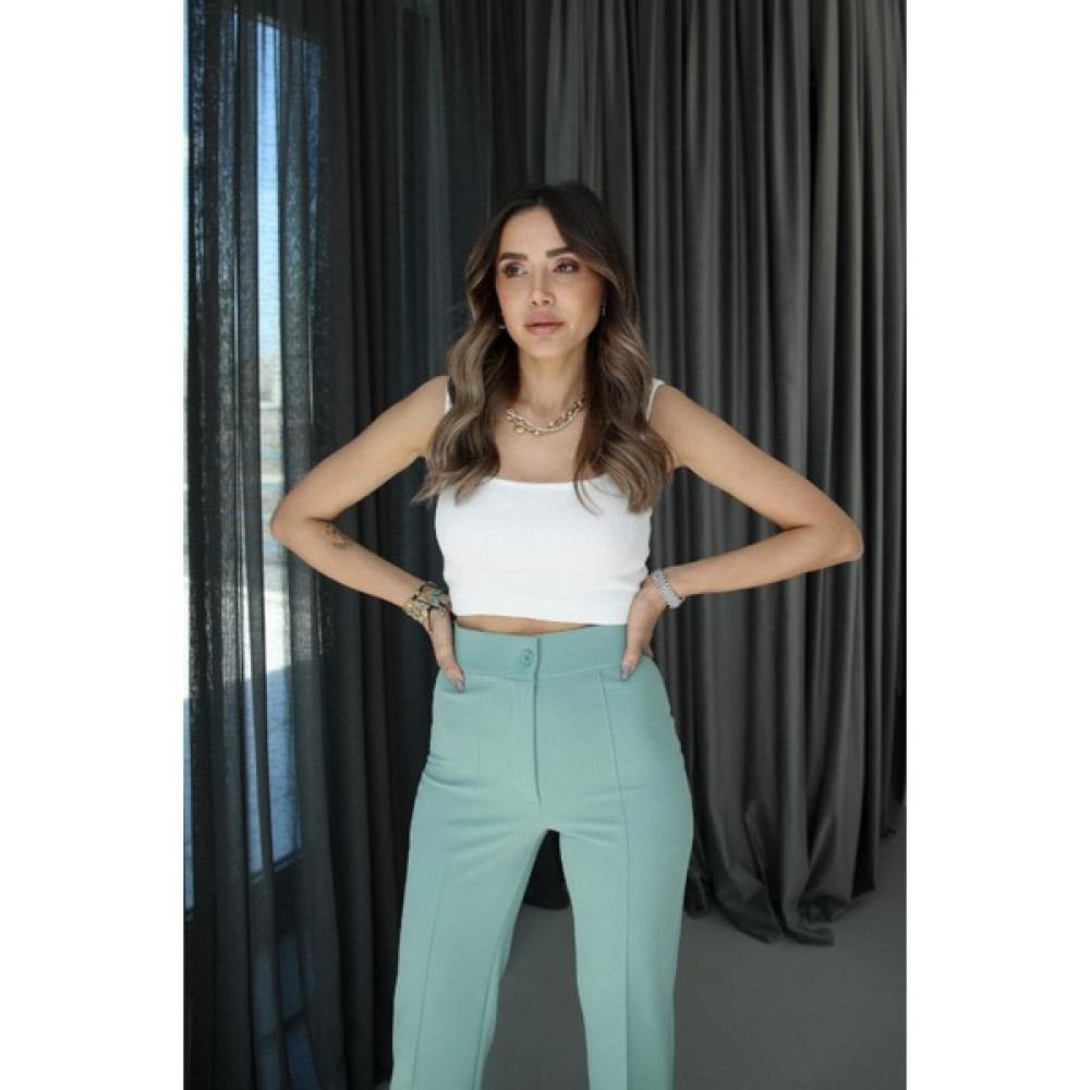 Havoş Beyaz U Yaka Crop Top Bluz Fiyatı