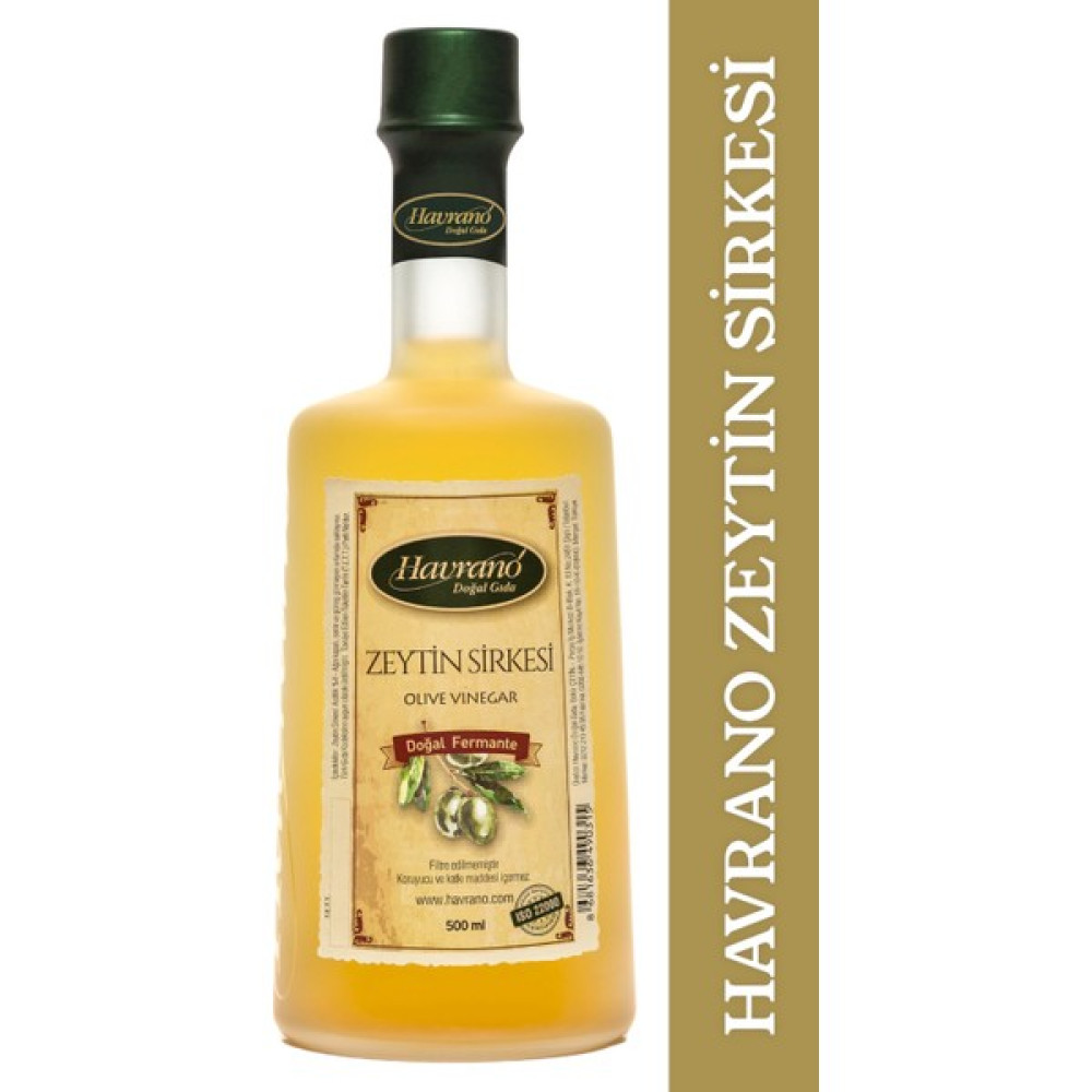 Havrano %100 Doğal Fermente Zeytin Sirkesi 500Ml Sos Fiyatı