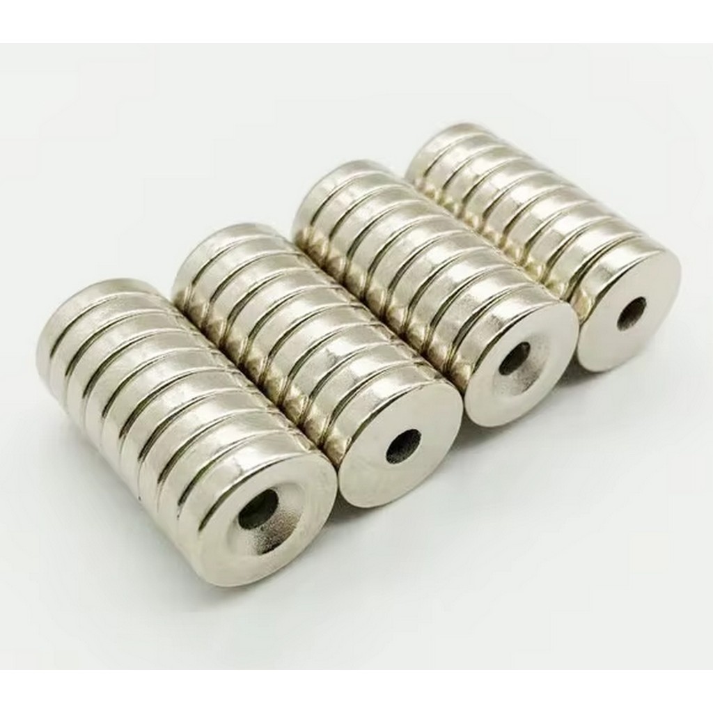 Havşa Delikli Neodim Neodyum Mıknatıs Ø12MM x 3mm-4mm 5ADET Diğer Fiyatı