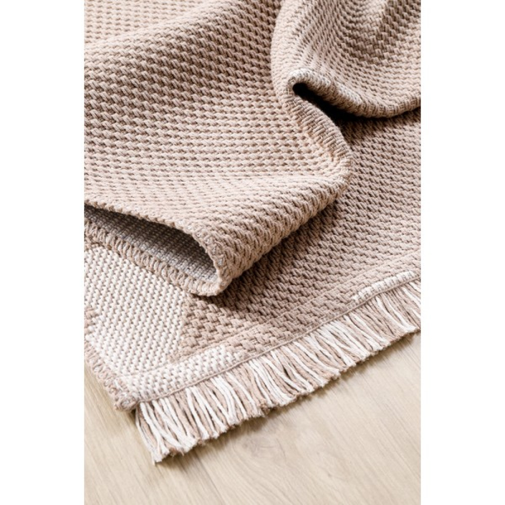 Havvana Home Kaymaz Tabanlı Modern Dokuma Kilim Sisal Halı Çamaşır Makinasında Yıkanabilir Halı - Bej - Krem - 80 x 300 cm Kilim Fiyatı