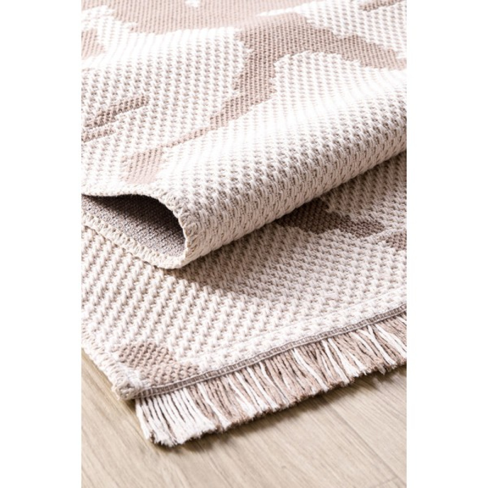 Havvana Home Kaymaz Tabanlı Modern Dokuma Kilim Sisal Halı Çamaşır Makinasında Yıkanabilir Halı - Krem - Bej - 80 x 300 cm Kilim Fiyatı