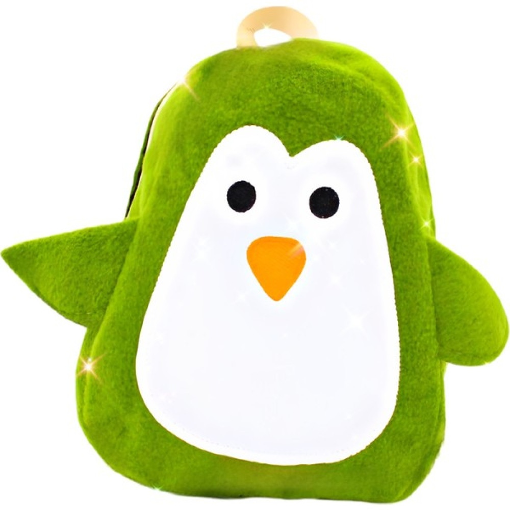 Havzoria Penguen Desenli Peluş Çocuk Sırt Çantası- Anaokulu Kreş Ilkokul ve Günlük Kullanım Çantası - Yeşil Okul & Evrak Çantaları Fiyatı
