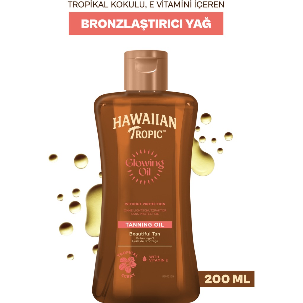 Hawaiian Tropic Tanning Coconut Oil 200 ml Bronzlaştırıcılar Fiyatı
