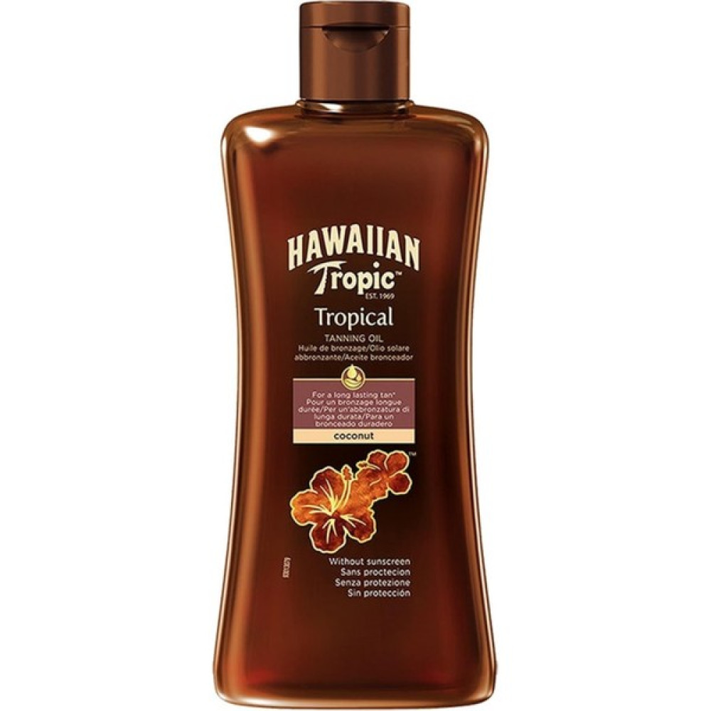 Hawaiian Tropic Tanning Oil Yoğun Bronzlaştırıcı Yağ Faktörsüz 200 ml Nemlendiriciler Fiyatı