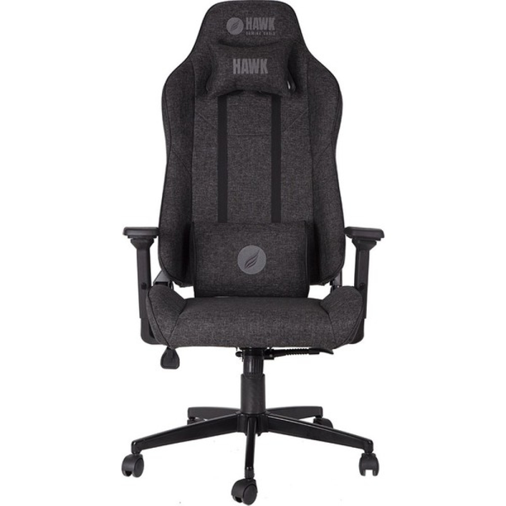 Hawk Fab V5 3D Kolçak Kumaş Füme Gaming (Oyuncu) Koltuğu - Siyah Çalışma Koltuğu Fiyatı
